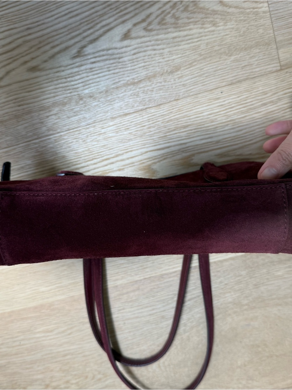 Madewell The Top Zip Suede Shoulder Bag NWOT - Picture 6 of 10